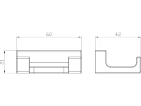 Крючок Wonzon & Woghand WW-9125-LG глянцевое золото