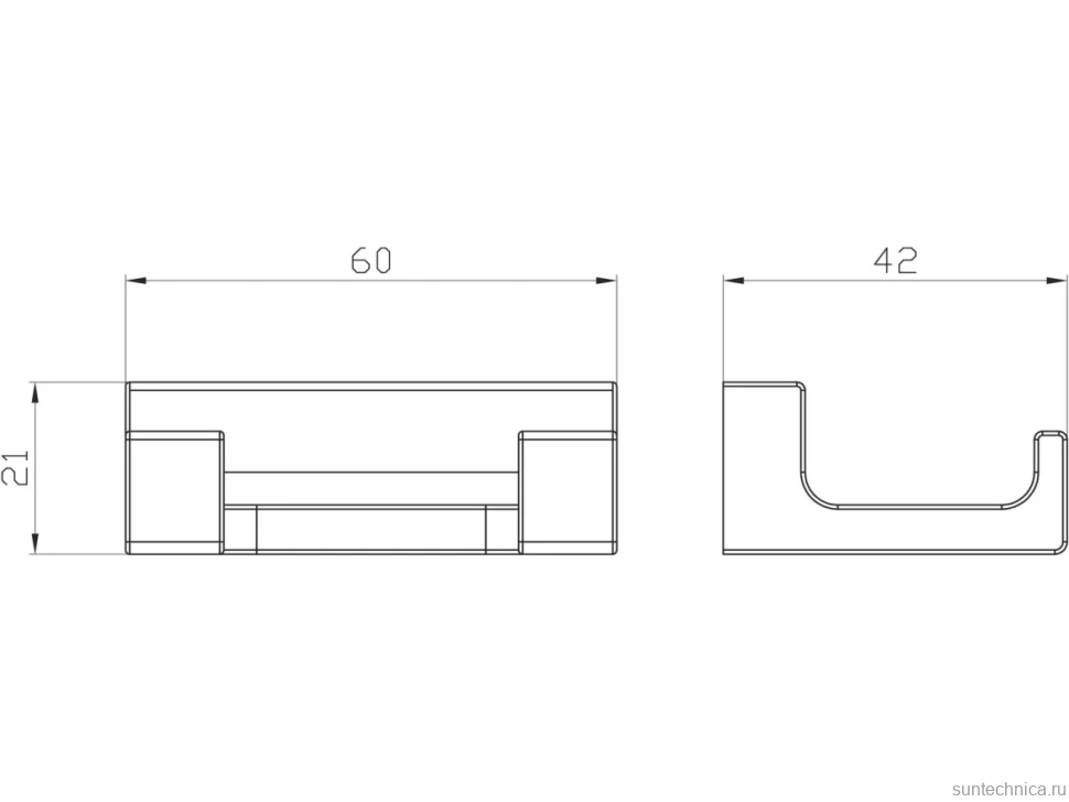 Крючок Wonzon & Woghand WW-9125-LG глянцевое золото