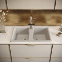 Мойка кухонная Domaci Болонья М-26-003 бежевая Мойка кухонная Domaci Болонья М-26-003 бежевая