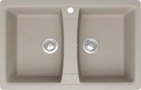 Мойка кухонная Domaci Болонья М-26-003 бежевая Мойка кухонная Domaci Болонья М-26-003 бежевая
