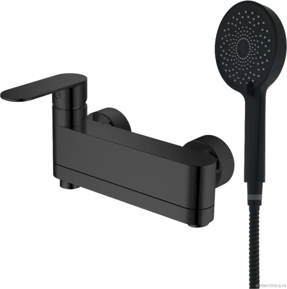 Смеситель для ванны с душем Haiba HB61590-7 черный