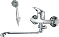Смеситель с длинным изливом для ванны D-lin 428-6 D140428-6 хром