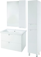 Зеркало Bellezza Пегас R 70 белое
