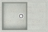 Мойка кухонная AZARIO Vision 00078341 светло-серая Мойка кухонная AZARIO Vision 00078341 светло-серая