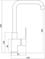 Смеситель для кухни Славен Коттедж Н СЛ-ОД-Н22