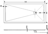 Поддон для душа RGW Stone Tray ST-0129De
