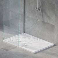 Поддон для душа RGW Stone Tray STE MW 120x90, белый мрамор