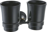 Набор Стакан Fixsen Luksor 71607B + Мыльница 71609B