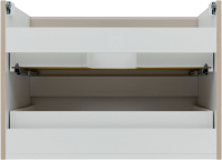 Тумба под раковину без столешницы Aquanet Вега 2.0 70 подвесная, бежевая матовая