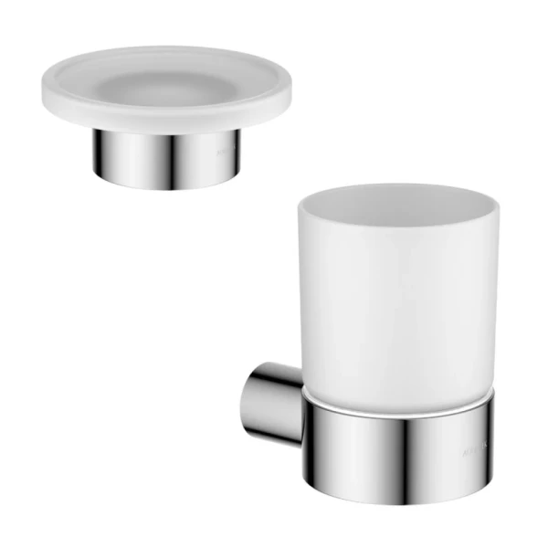 Набор Стакан AQUATEK Лира AQ4404CR + Мыльница AQ4426CR