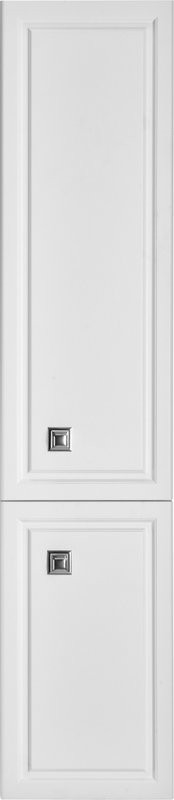 Шкаф пенал для ванной ASB-Woodline Каталина 35 белый