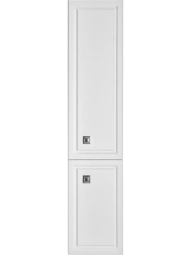Шкаф пенал для ванной ASB-Woodline Каталина 35 белый