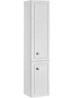 Шкаф пенал для ванной ASB-Woodline Каталина 35 белый