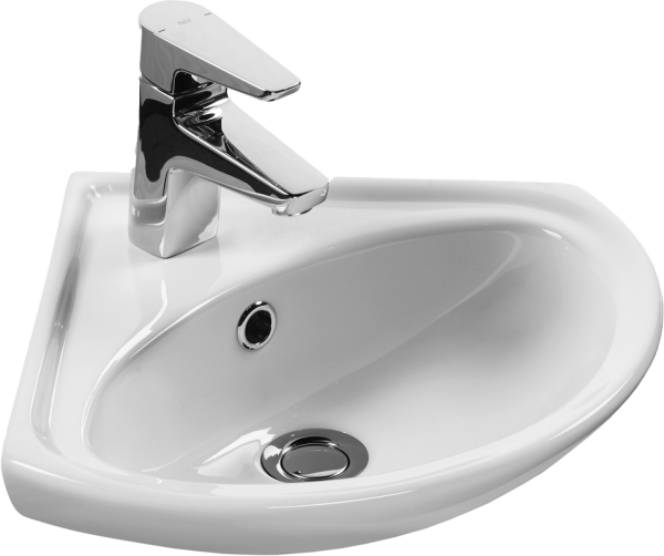 Раковина маленькая в туалет Santek Ирис 1WH110514 36, угловая