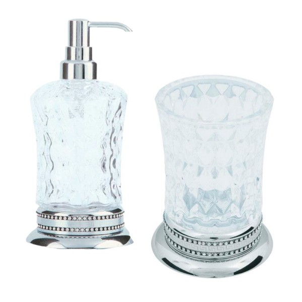 Набор Стакан Boheme Brillante 10441 + Дозатор 10439
