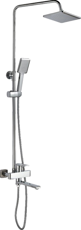 Душевая стойка Haiba HB2424 хром