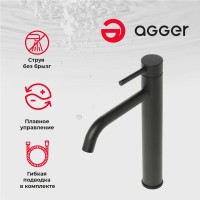Смеситель для раковины Agger Zest A0712144