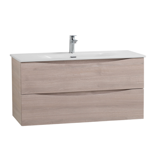 Тумба с раковиной BelBagno Marino-cer-n 100 подвесная, rovere grigio