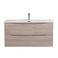 Тумба с раковиной BelBagno Marino-cer-n 100 подвесная, rovere grigio