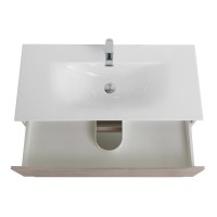 Тумба с раковиной BelBagno Marino-cer-n 100 подвесная, rovere grigio