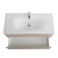 Тумба с раковиной BelBagno Marino-cer-n 100 подвесная, rovere grigio