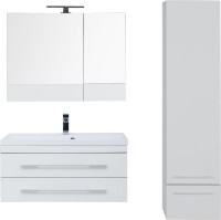 Мебель для ванной комнаты Aquanet Верона 90 подвесная белая