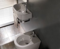 Раковина маленькая в туалет Globo Forty3 SCT55.BI*0 55 см