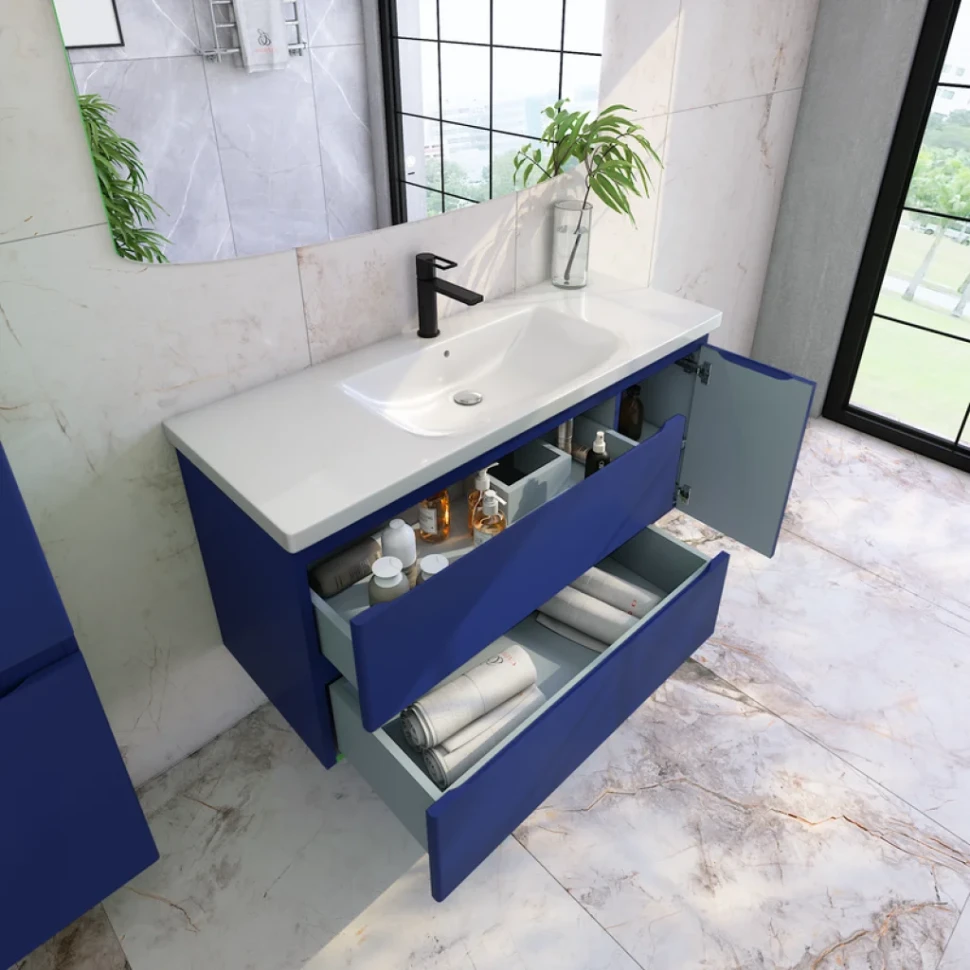 Тумба с раковиной Caprigo Forte 120 R подвесная, океания