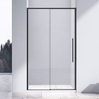 Душевая дверь в нишу Vincea Slim-N VDS-4SN130CLB 130 см, профиль черный