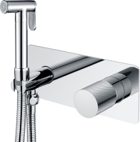 Гигиенический душ Boheme Stick 127-CRCR.2 со смесителем, С ВНУТРЕННЕЙ ЧАСТЬЮ, chrome, touch chrome