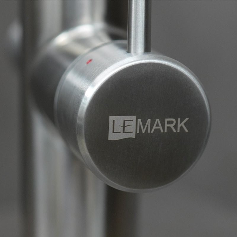 Смеситель для кухни Lemark Expert LM5083S-Black сталь, черный