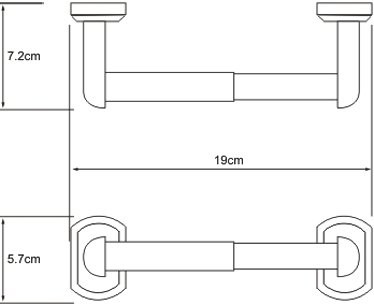 Набор Держатель Wasserkraft Oder K-3022 + Ершик K-9627