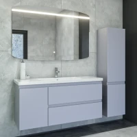 Тумба с раковиной Caprigo Forte 120 L подвесная, стилл