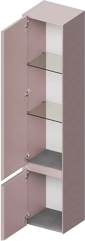 Шкаф пенал для ванной KERAMA MARAZZI Cubo 165 L мальва матовый