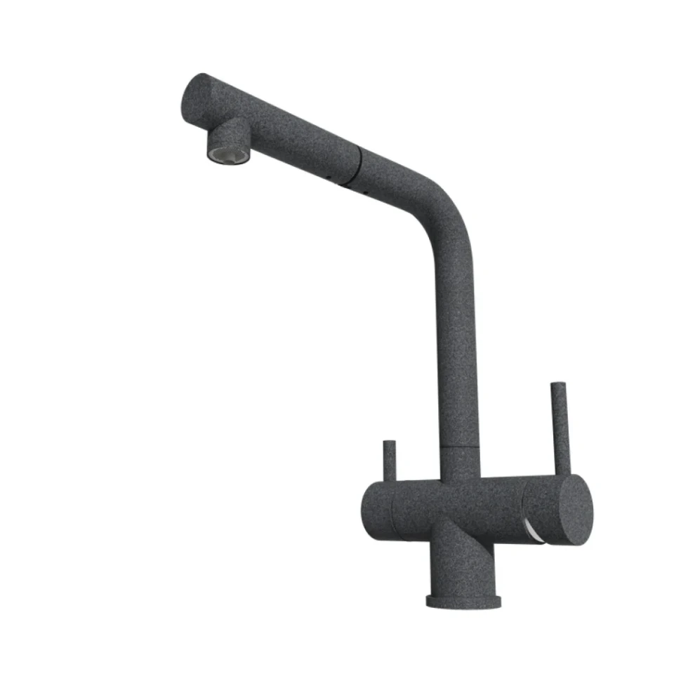 Смеситель для кухни Emar Quartz ЕСВ 7017 антрацит