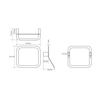 Держатель для полотенец Bemeta Organic Black 167104390 матовый черный, кольцо Держатель для полотенец Bemeta Organic Black 167104390 матовый черный, кольцо