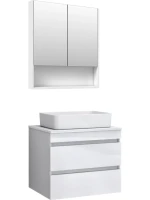 Мебель для ванной комнаты Vigo Urban 60 подвесная, белая, раковина Urban 50