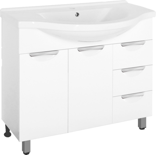 Тумба под раковину Style Line Жасмин 100 белая