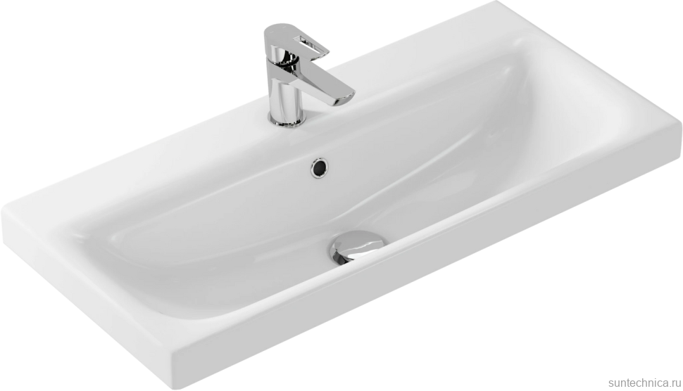 Мебельная раковина Cersanit Moduo slim 80