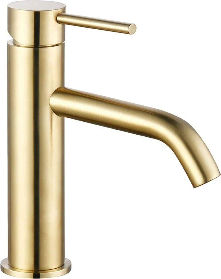 Смеситель для раковины AQUAme Siena AQM6210BG шлифованное золото