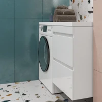 Тумба с раковиной Vigo Urban 60 R 2 ящика, под стиральную машину, белая