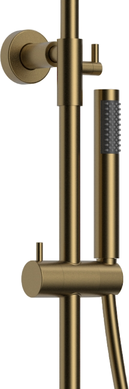Душевая стойка Raiber Graceful RPG-007 с термостатом, матовое золото