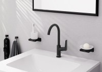 Смеситель для раковины Hansgrohe Logis 71130670 матовый черный