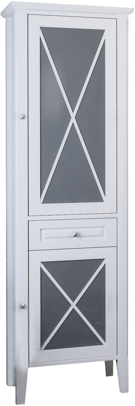 Шкаф пенал для ванной Opadiris Палермо R белый матовый