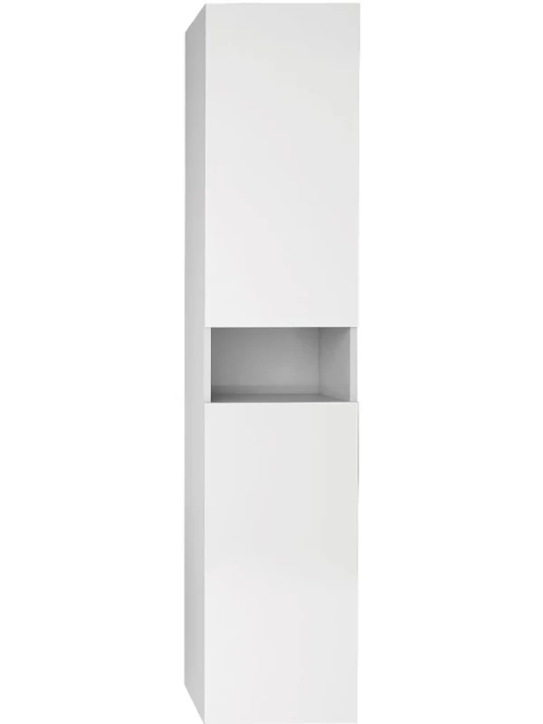 Шкаф-пенал для ванной Dreja Perfecto 35 L/R белый глянец