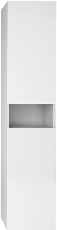 Шкаф-пенал для ванной Dreja Perfecto 35 L/R белый глянец