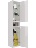 Шкаф-пенал для ванной Dreja Perfecto 35 L/R белый глянец Шкаф-пенал для ванной Dreja Perfecto 35 L/R белый глянец