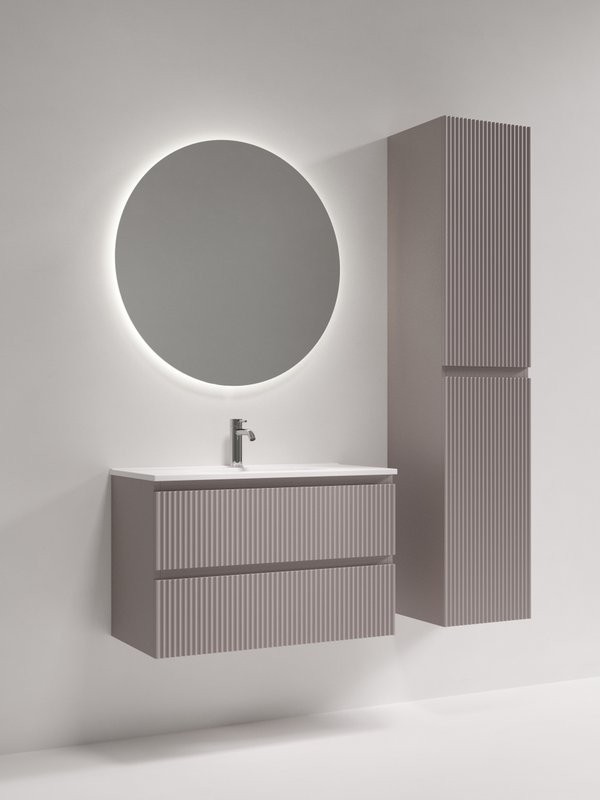 Мебель для ванной комнаты Sancos Snob R 80 Doha Soft, раковина CN7026