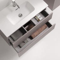 Мебель для ванной комнаты Sancos Snob R 80 Doha Soft, раковина CN7026