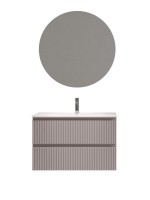 Мебель для ванной комнаты Sancos Snob R 80 Doha Soft, раковина CN7026